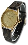 Philip Mercier Mens Champagne dial Watch with Brown Strap