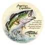 New American Expedition Bass Stone Coasters Set Of Four Absorbent Includes A Gift Box