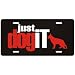 New  German Shepherd ... Just Dog It  License Plate Dog