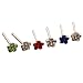 White Rhinestone Stainless Steel Nose Ring Body Jewelry
