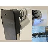Buy 60X PORTABLE OPTICAL ZOOM MICROSCOPE CAMERA LENS (Silver)