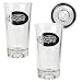 San Antonio Spurs NBA 2pc Pint Ale Glass Set with Basketball Bottom - Oval Logo