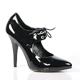 Pleaser Shoes Women's SEDUCE-451 5 Open Oxford Style Lace-Up Pump Available in 2 Colors