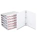 Office Products : Round Ring Economy Vinyl View Binder, 1 Capacity, White, 12/CT (UNV20962CT)