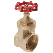 Dixon BGV400 Brass Gate Valve, 4" NPT Female