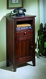 Market Square Collection Espresso Finish Phone/Plant Stand