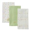 Gerber 3PK Burp Cloths - Green