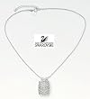 Square Pendant with Swarovski Crystals