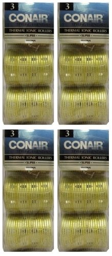 Buy Conair Thermal Ionic Hair Rollers, Super Size, #66506N, (4 PACK INCLUDES 12 ROLLERS)