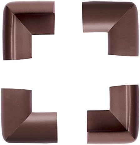 SUTTON(TM) Premium Child Proofing Corner Guard Lion Heart Corner Guards, Chocolate Brown Cove 16-piece 8-piece Extrs Dense Safe Corner for Cushion Value Pack Coffee (4 pcs, coffee)