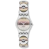 Swatch Women's Metallic Dune LK258G Silver Stainless-Steel Quartz Watch with Silver Dial