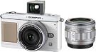 OLYMPUS PEN マイクロ一眼 E-P1 ツインレンズキット ホワイト E-P1 TKIT-WHT