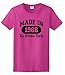 50th Birthday Gift Made In 1974 All Original Parts Ladies Cut Short Sleeve T-Shirt Large Heliconia