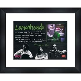 LEMONHEADS It's A Shame About Ray - Framed Original Advert