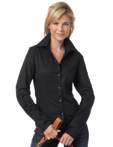 Seidensticker Damen Bluse Regular Fit, 60603, Gr. 40, Schwarz (39) Preisvergleich
