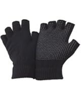 FLOSO&reg; Unisex Fingerless Magic Gloves with Grip