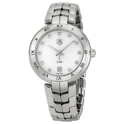 Tag Heuer Link Mother of Pearl Dial Steel Ladies Watch WAT1315BA0956