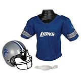 NFL Detroit Lions Replica Youth Helmet and Jersey Set