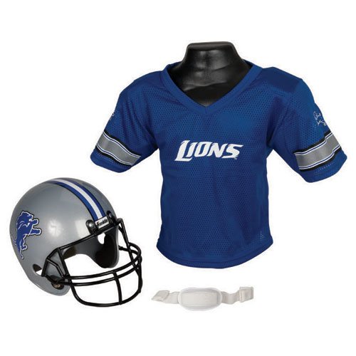 Franklin Sports NFL Detroit Lions Helmet and Jersey Set #15720F04