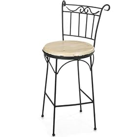 Superior Counter Stool Swivel Natural by Home Decorators Collection
