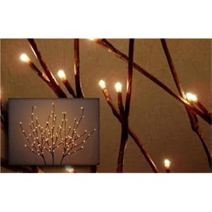wedding reception decoration ideas, lighted willow branch
