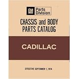 1971 1972 1973 1974 1975 CADILLAC Parts Book List by General Motors
