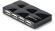 Belkin F5U701cwBLK Hub USB 2.0  7 ports noir livr�e avec alimentation externe
