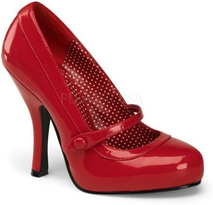3/4 inch Hidden Platform Mary Jane Pump Red Patent 10 US (Previously Sold*)