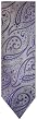Men's Nicole Miller New York Paisley Neck Tie Lavender and Silver