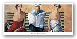 Banc Public by Didier Lourenco 38"x15.5" Art Print Poster