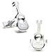 Accoustic Guitar Sterling Silver Cufflinks Cuff Links