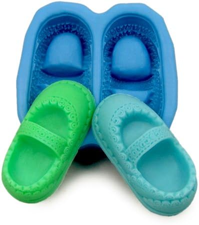 Small Shoes Handmade 3D Silicone Soap Molds Fondant Cake Chocolate Molds