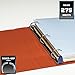 Wilson Jones Ultra Duty D-Ring Binder with Extra Durable Hinge, 1-Inch, Dark Orange (W876-14-159)