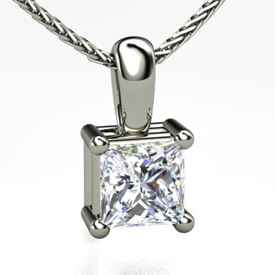 Click here for Princess Diamond Necklace in Platinum prices