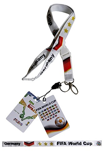 5x das Deutschland WM 2014 Lanyard / Schlüsselband Weltmeister 2014 DFB WM EM Trikot Home Jersey Fanartikel Aktion!