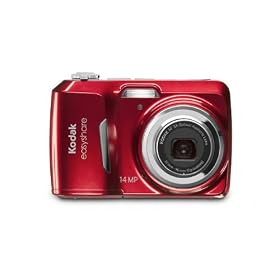 Kodak EasyShare C1530 Digital Still Camera - Red (14MP, 3x Optical Zoom) 3.0 inch LCD