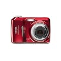Kodak EasyShare C1530 Digitalkamera (14 Megapixel, 3-fach opt. Zoom, Gesichtserkennung, 7,6 cm (3 Zoll) Display) rot