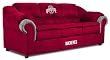 Ohio State Buckeyes Pub Series Three Person Team Logo Sofa Couch