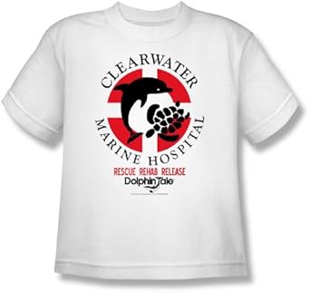 Dolphin Tale Clearwater Logo Boys Short-Sleeve T-Shirt