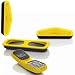Magicbox Colombo 2 Nostalgic Retro Designer DECT Cordless Telephone TRIO PACK - Yellow - Desk / Table or Wall Mounted - with Answer Machine