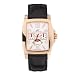 Klaus Kobec Vintage VT1 Rose Gold IP Plated Diamond dial with Moon Phase Swiss Movement Black Leather Strap Gents Watch