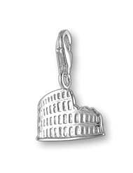 MELINA Charms clip on pendant Colosseum Rome Italy sterling silver 925
