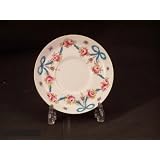 Crown Staffordshire Blue Bow #F4547 Demi Saucers Only by 