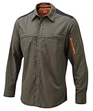 Bear Grylls by Craghoppers Men's Treck Long Sleeve Shirt,Dark Khaki,Large