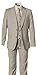 Boys Slim Fit Khaki Tan Suit in Toddlers to Boys Sizing
