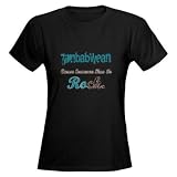 Zimbabwean rocks Zimbabwe Women's Dark T-Shirt by CafePress