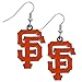 MLB San Francisco Giants Chrome Dangle Earrings