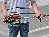 RIESIGER RC HUBSCHRAUBER ALU HELIKOPTER MIT GYRO 145