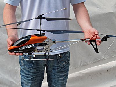 RIESEN RC HUBSCHRAUBER HELIKOPTER AUS ALU 70 CM MIT GYRO UND 1300mAH LIPO AKKU - SIEHE VIDEO 145