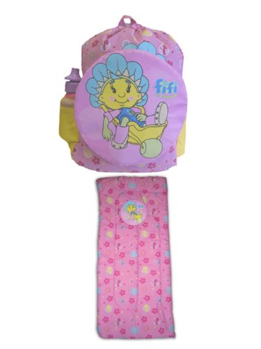 Childrens Toyshop  Kitchen & Housewares : Fifi and the Flowertots Backpack Rucksack Combo Inc Sleeping bag Torch and Drink Bottle